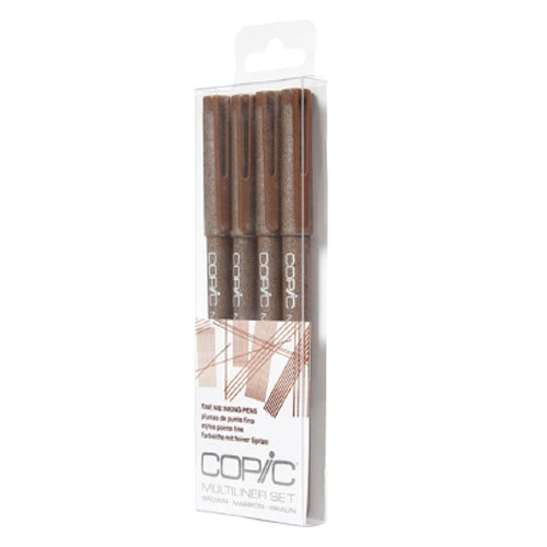 Copic Multiliner Brown Set 0.05, 0.1, 0.3 & 0.5mm