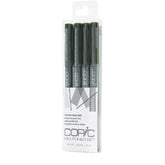 Copic Multiliner Olive Set 0.05, 0.1, 0.3 & 0.5mm