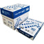 A box of Copy Paper A4 photocopy paper with 500 sheets, showing the packaging and ream contents.
