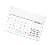 FIS Year Planner 2024 (Arabic/English) Italian PU with Desk Blotter, White - Al Masam Stationery LLC