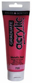 Daler Rowney Graduate Acrylic Color METALLIC RED - Al Masam Stationery LLC