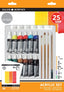 Daler Rowney SIMPLY ACRYLIC 25 PIECE SET - Al Masam Stationery LLC