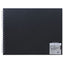 Daler Rowney Ebony Spiral Landscape Book Black 40sht 180gsm acid free 27*21cm - Al Masam Stationery LLC