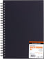 Daler - Rowney Graduate A4 Jumbo Spiral Sketchbook - Black - Al Masam Stationery LLC