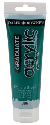 Daler Rowney Graduate Acrylic Color DARK GREEN - Al Masam Stationery LLC