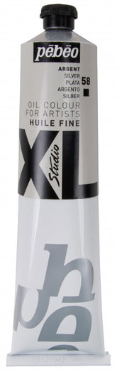 PEBEO XL FINE OIL 200 ML SILVER - Al Masam Stationery LLC