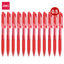 Deli Ball Point Pen Bullet tip 0.5mm - (Red) - Al Masam Stationery LLC