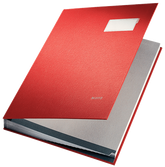 LEITZ SIGNATURE BOOK 20 COMP RED COL - Al Masam Stationery LLC