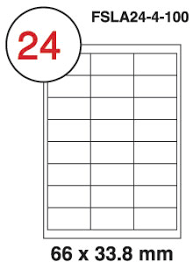 Fis multi purpose white label 66x33.8mm - Al Masam Stationery LLC