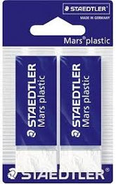 Staedtler Mars Plastic Eraser (Pack of 2) - Al Masam Stationery LLC