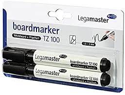 LEGAMASTER BOARD MARKER TZ 100 PACK OF 2 BLACK - Al Masam Stationery LLC
