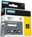 Dymo flexible nylon tape DY18488 12mm, Black/White - (DY18488)