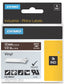 Dymo RH TP 12mm White/Brown Vinyl - Al Masam Stationery LLC