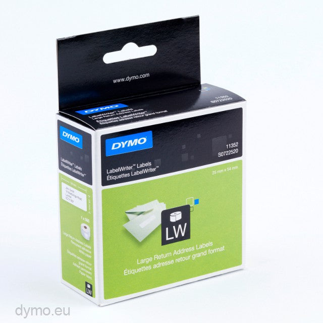 DYMO RETURN ADD 25X54MM 500 - Al Masam Stationery LLC
