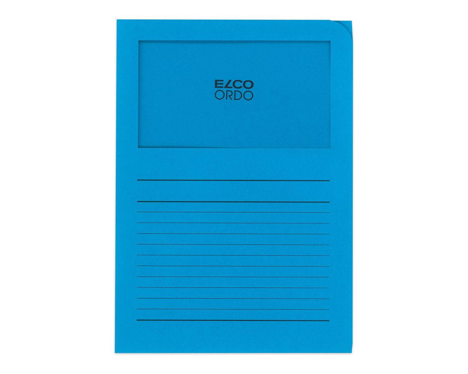 Elco Ordo classic intense blue, with line print - Al Masam Stationery LLC