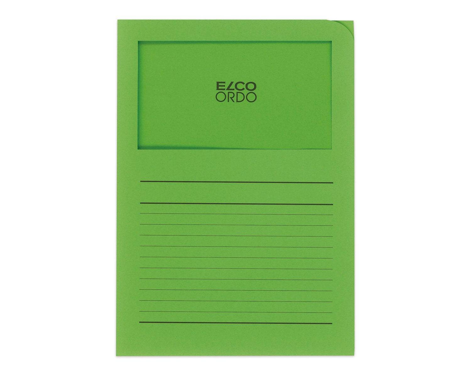 Elco Ordo classico intense green, with line print - Al Masam Stationery LLC