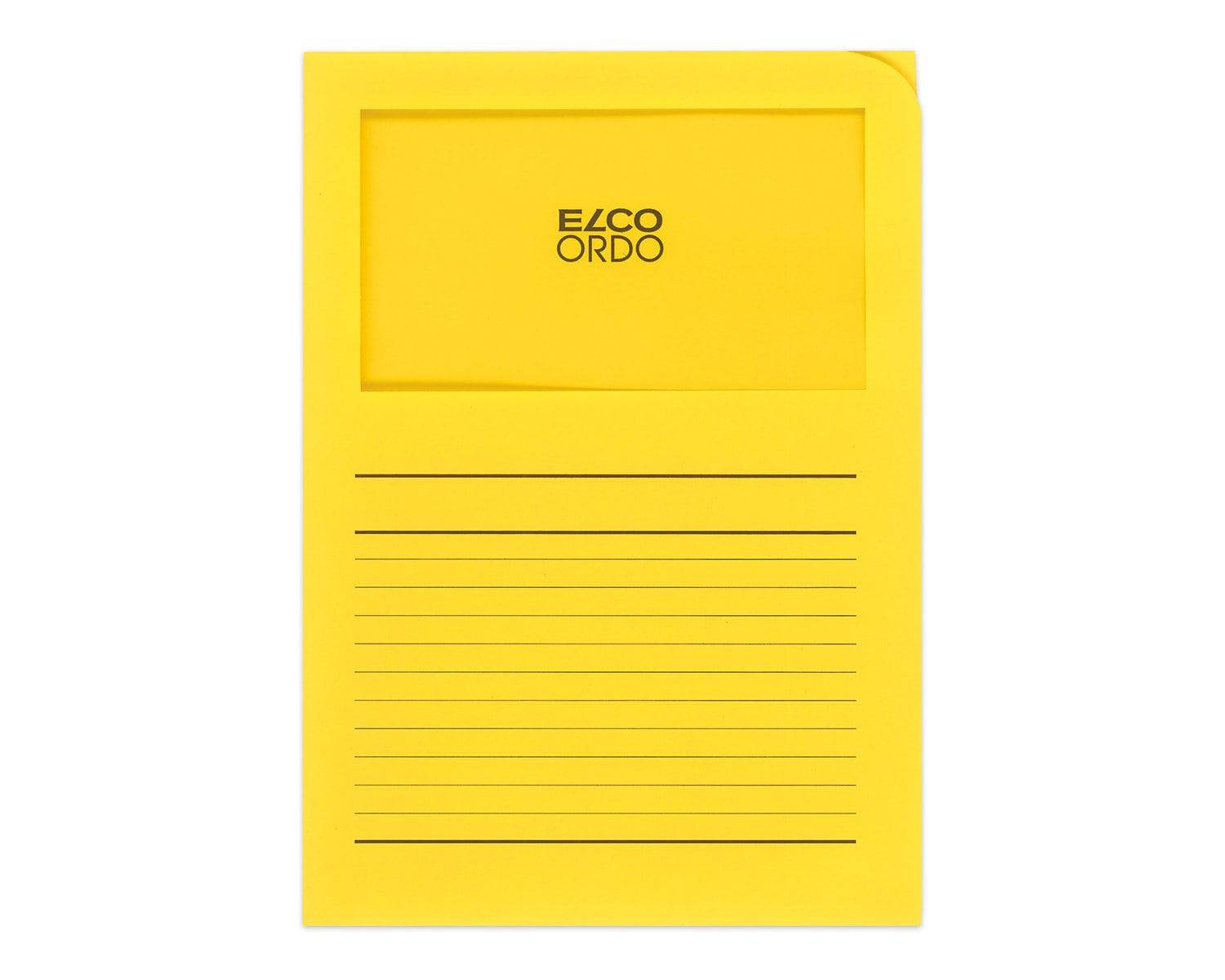 Elco Ordo classico intense yellow, with line print - Al Masam Stationery LLC