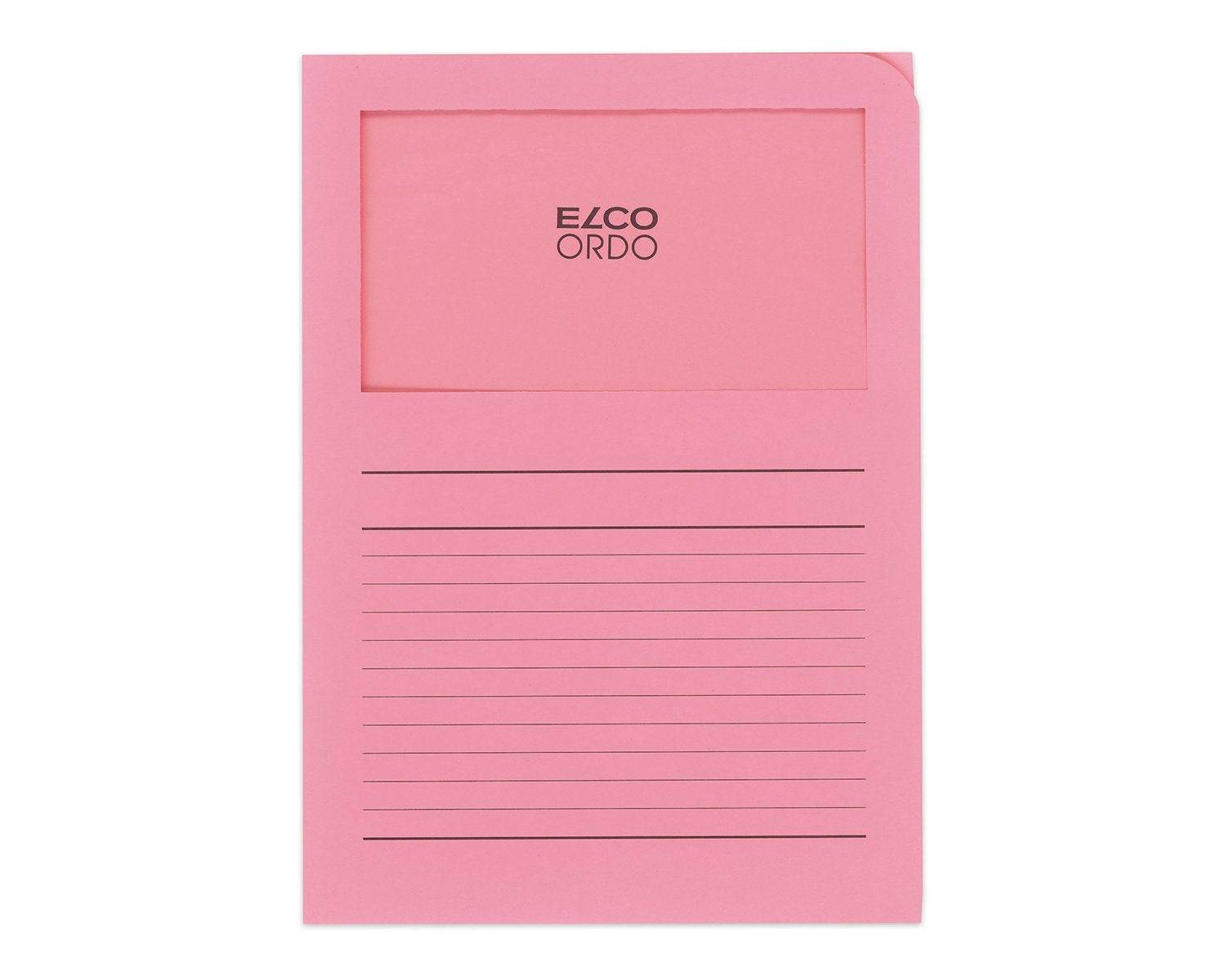 Elco Ordo classico pink, with line print - Al Masam Stationery LLC