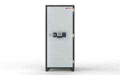 Fire Resistant Safe FR 1360 - EL - Charcoal Grey (Body) + Light Grey (Door)