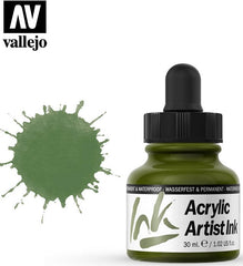 Vallejo Acrylic Artist Ink 30ml. Green