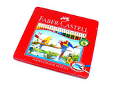 FABER-CASTELL Metal Tin 24 Color (Parrot) - Al Masam Stationery LLC