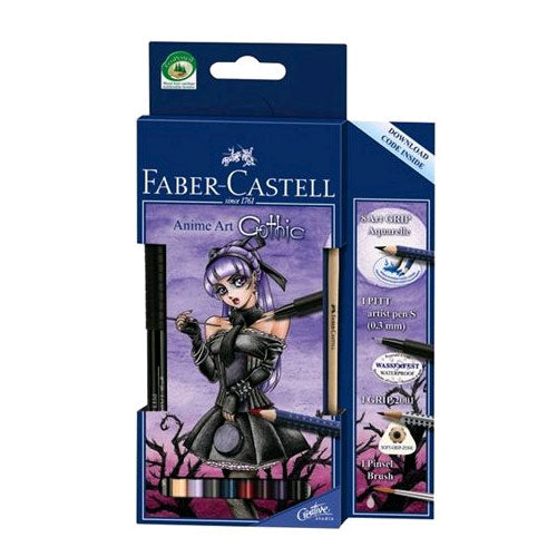 FABER-CASTELL 8 ARTGRIP W/COL ART GOTHIC - Al Masam Stationery LLC
