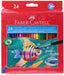 FABER-CASTELL Cardboard packet of 24 color (Fish) - Al Masam Stationery LLC