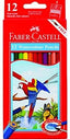 FABER-CASTELL GRIP WATER COL PENCIL 12 COL. - Al Masam Stationery LLC