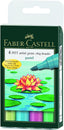 FABER-CASTELL PITT Artist Big Brush Pen "Pastel colors" Wallet of 4 - Al Masam Stationery LLC
