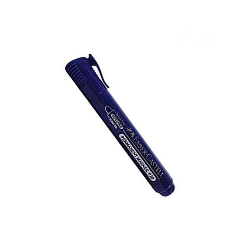 FABER-CASTELL Permanent Marker 254151 P20 Blue Bullet Tip - Al Masam Stationery LLC