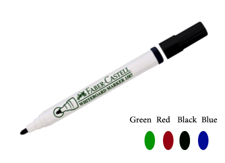 White Board Marker Fabercastell (Round Tip) - Blue - Al Masam Stationery LLC
