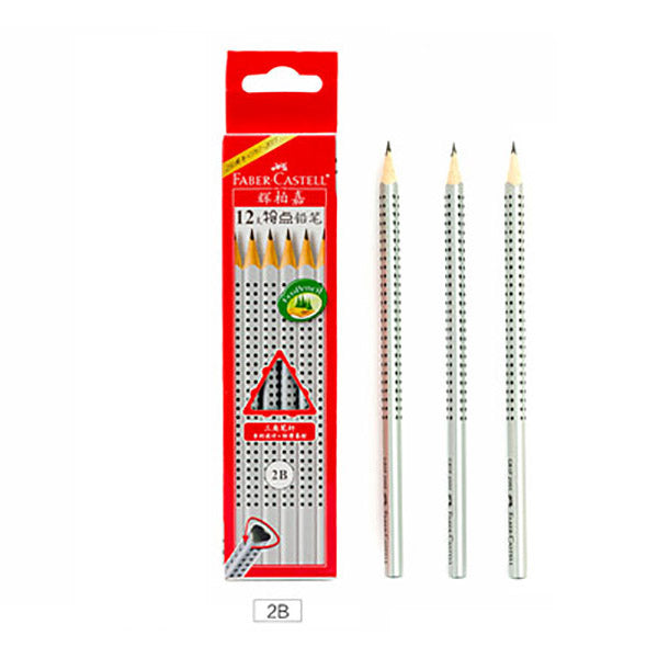 FABER-CASTELL Triangular Graphite Pencil 2B - Al Masam Stationery LLC