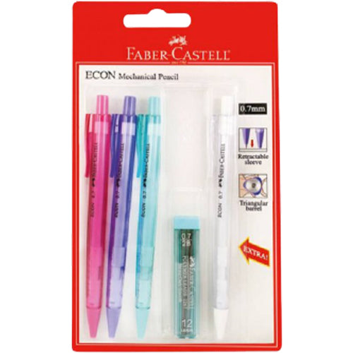 Faber Castell Mechanical Pencil Econ 0.5mm (Free 1 Tube Lead)