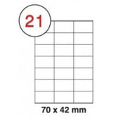 Formtec Label 2100/70x42mm #21 - Al Masam Stationery LLC