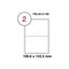 MULTI PURPOSE WHITE LABEL-199.6X143.5mm - Al Masam Stationery LLC