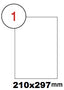 Multi purpose white label-210x297mm (A4) - Al Masam Stationery LLC