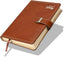 FIS Brown A5 Leather Lock 2026 AE Diary - FSDI86AE26D03