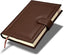 FIS Dark Brown 170×240 PU Lock 2026 AE Diary - FSDI61026AEDBR