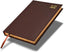 FIS Dark Brown A5 Gold-Edge PU 2026 Diary - FSDI26AEG26DBR