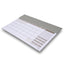 FIS Grey PVC 490x340mm English-French 2026 Desk Planner - FSDK2EF26GY