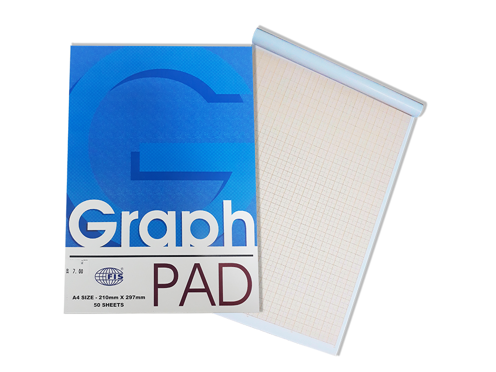 A4 Graph Pad (FIS)-50 Sheets