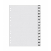 DIVIDER (1-54)Pvc Gray A4 - Al Masam Stationery LLC