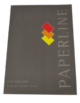 Paperline Soft Cover Plain Notebook 80 Sheets A4 Size - Al Masam Stationery LLC