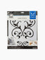 Folk Art Large Painting Stencil- Scroll - MSP 30594 - Al Masam Stationery LLC