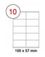 Formtec Label1000/105x57mm #10 - Al Masam Stationery LLC