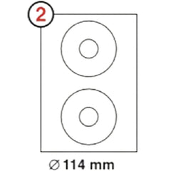 CD Label 114(41.0)mm