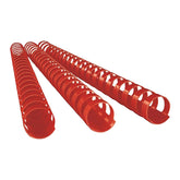 Atlas A4 Binding Comb Red 6mm - Al Masam Stationery LLC