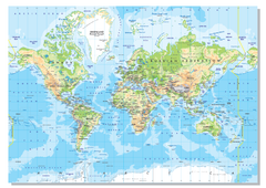World Map (70*100)cm