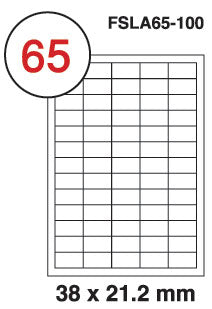 Fis multi purpose white label 38x21.2mm - Al Masam Stationery LLC