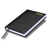 FIS Black A5 Russian-English Hard Cover Vinyl 2026 Diary-FSDIRU0126BK